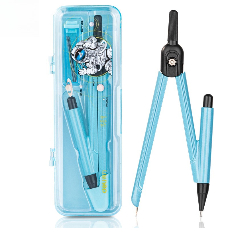 Compass Geometry Set - シンプルなファッション学生試験用製図金属コンパスセットオフィスエンジニアリング製図文房具幾何学ツール精密測定