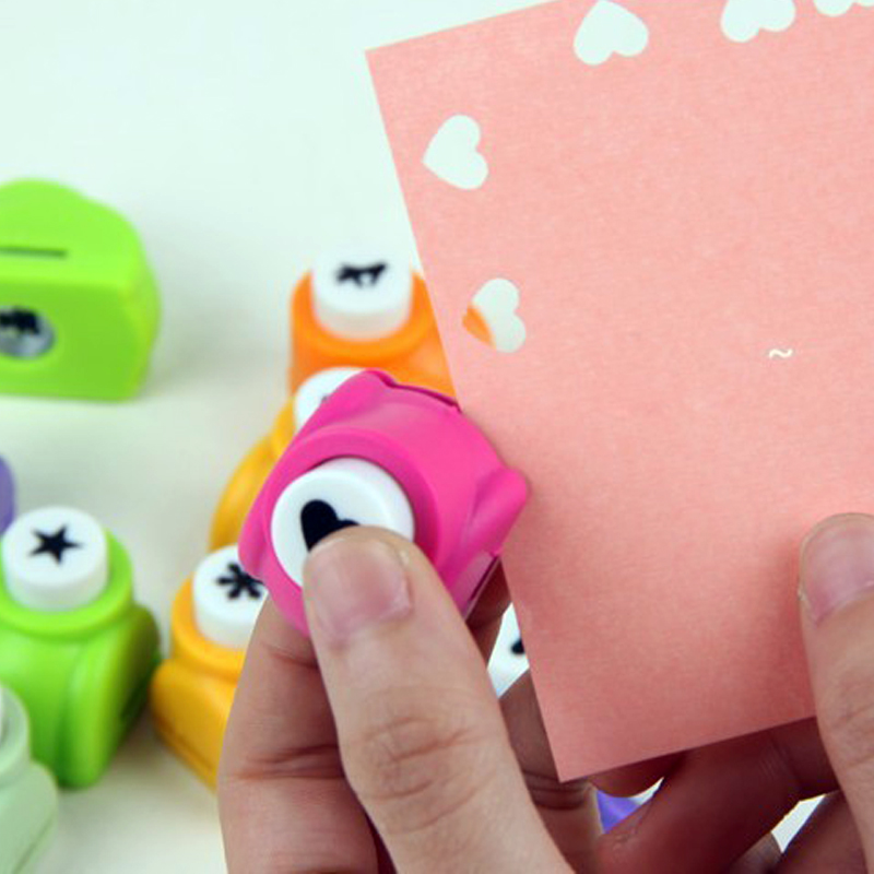Paper Punch 3 Hole - DIYスクラップブッキング、カード作成、ペーパークラフト用ミニフラワーホールパンチツール - 3/5/7mm手作りカリコパンチャー