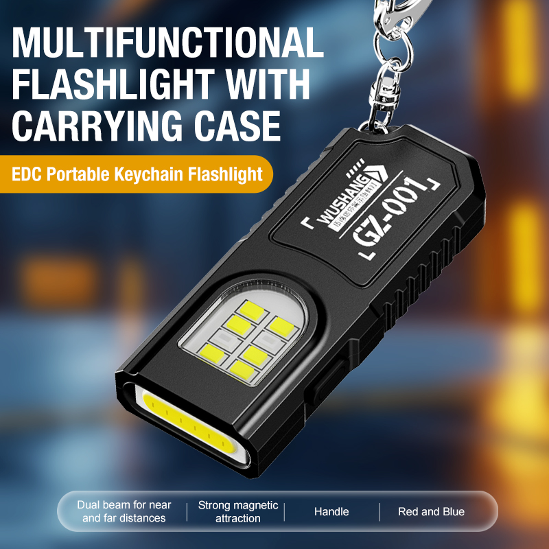 Stationery Supply - ポータブルキーホルダー LED COB 懐中電灯 USB 充電式トーチ