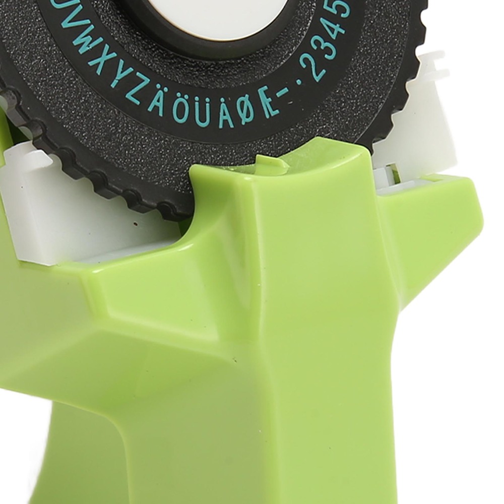 Label Printer Tape - 簡単操作マニュアル エンボスラベルメーカー 3D 2ロールテープ付き 手動ラベルプリンター 3メートル