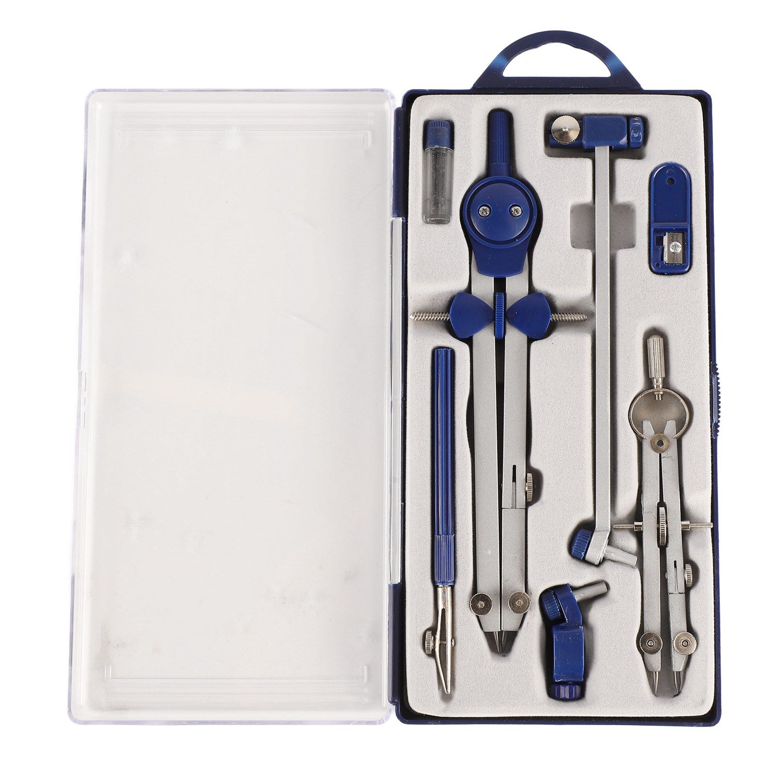 コンパス幾何学セット 拡張可能な亜鉛合金製 飛散防止ボックス - Compass Geometry Set のレビューと価格