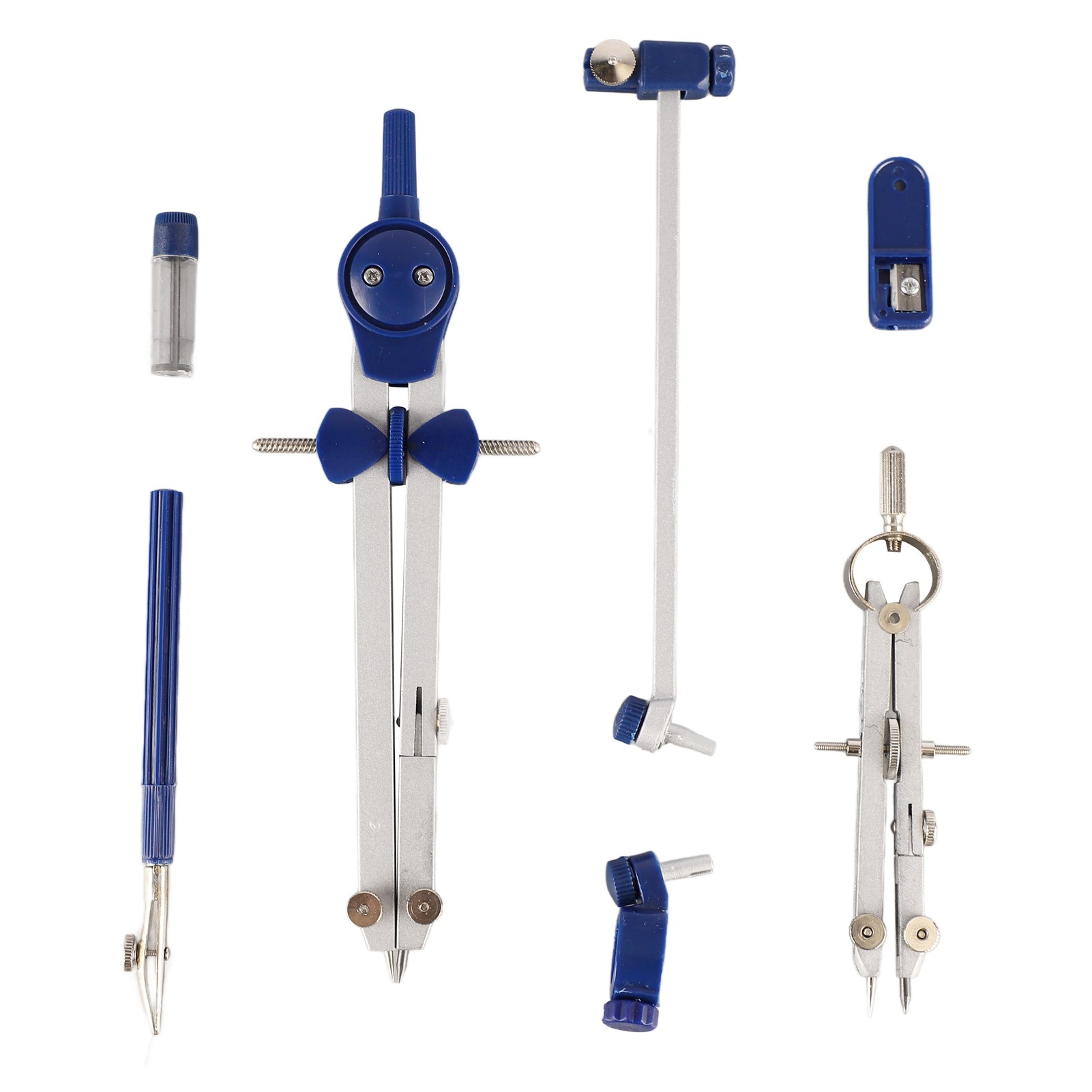 コンパス幾何学セット 拡張可能な亜鉛合金製 飛散防止ボックス - Compass Geometry Set のレビューと価格