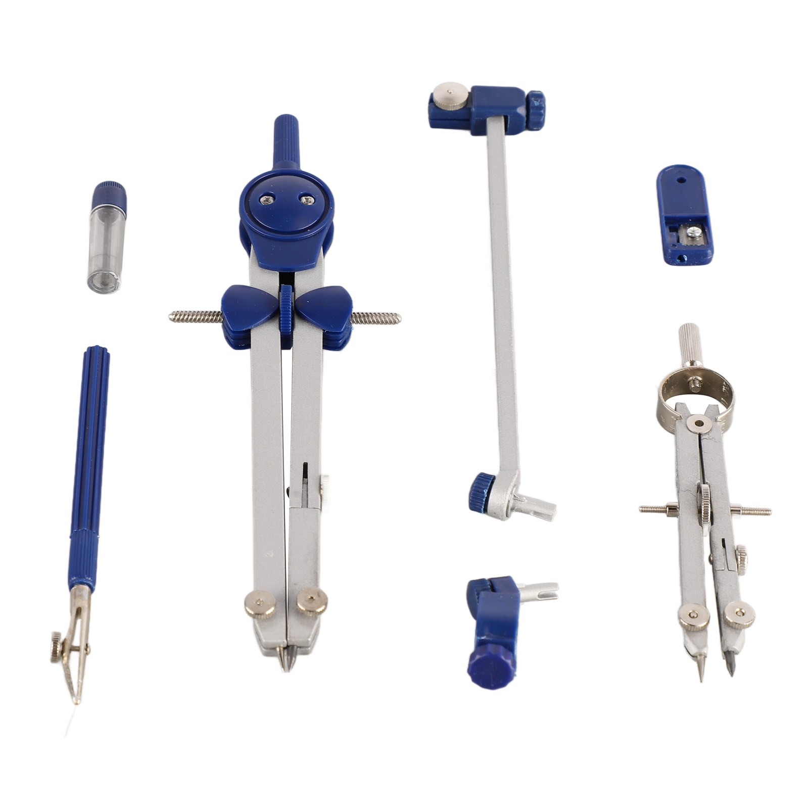 コンパス幾何学セット 拡張可能な亜鉛合金製 飛散防止ボックス - Compass Geometry Set のレビューと価格