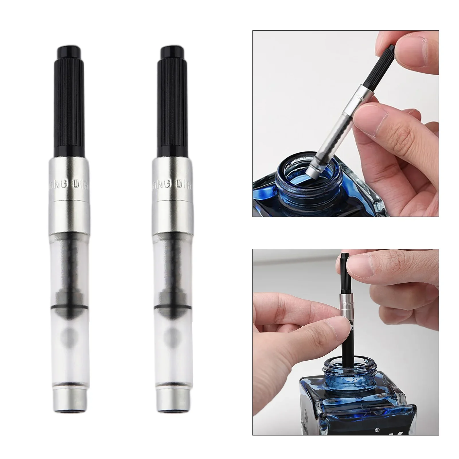 2 個ロータリーインク吸収フィラーカートリッジインクコンバー - Fountain Pen Ink のレビューと価格