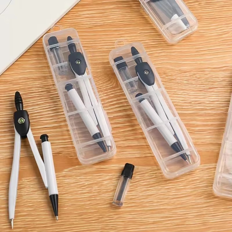 金属コンパス プロフェッショナル数学幾何学 鉛筆パターン付き - Compass Geometry Set のレビューと価格