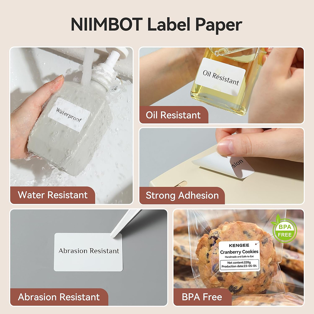 NIIMBOT サーマルラベル B1 B31 B21 B3S - Label Printer Tape のレビューと価格