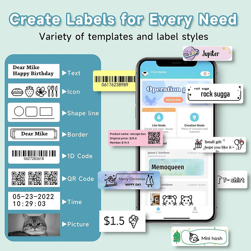 P15 ラベルプリンターステッカー 12*40 ミリメートル - Label Printer Tape のレビューと価格