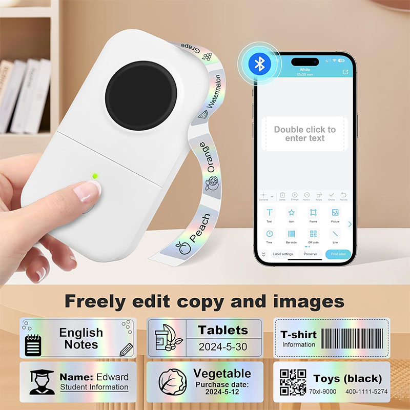 P15 ラベルプリンターステッカー 12*40 ミリメートル - Label Printer Tape のレビューと価格
