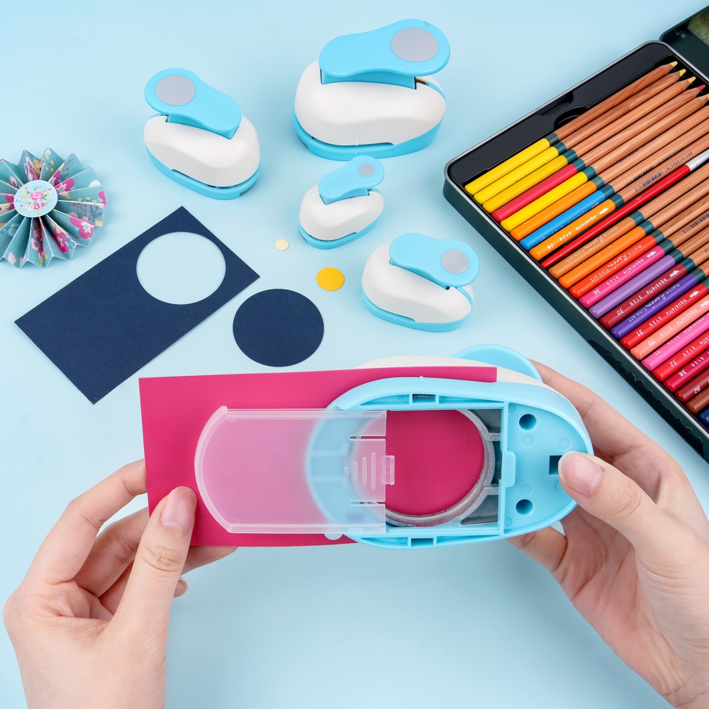 サークルペーパーカッター クラフト用 穴あけパンチツールセッ - Paper Punch 3 Hole のレビューと価格