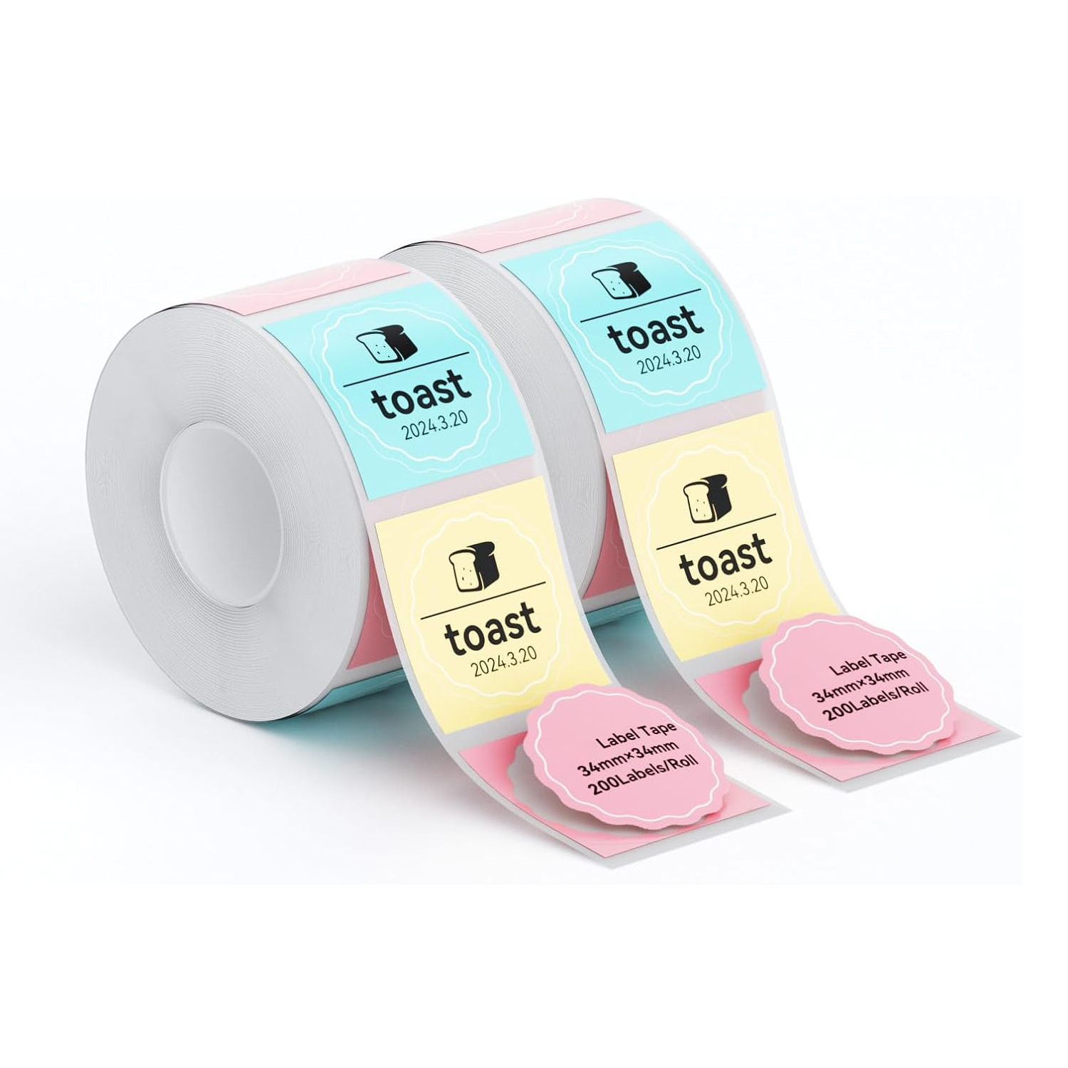 NiiMBOT B21 B1 B3S ラウンドラベル印刷ステ - Label Printer Tape のレビューと価格