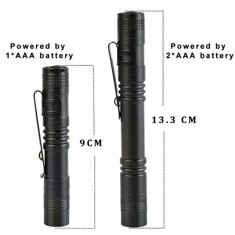 ペンクリップ付きポータブルミニLEDペン懐中電灯、ハンドヘル - Stationery Supply のレビューと価格