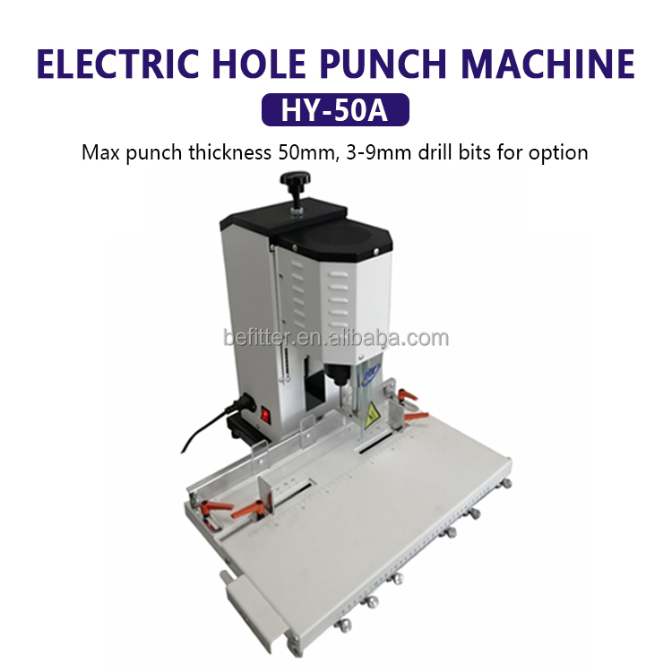 HY-50A卓上型電動紙穴あけパンチングマシン（穴径3-9m - Paper Punch 3 Hole のレビューと価格