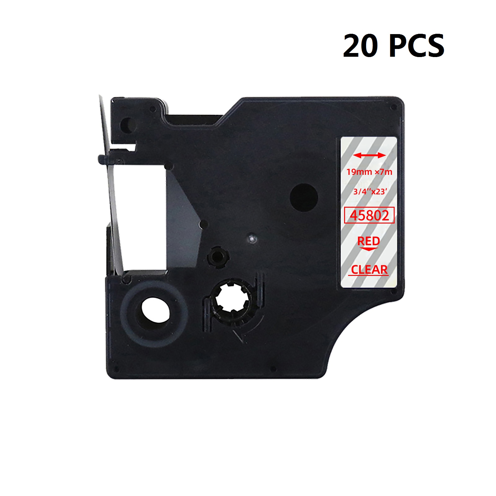 20 個プレミアム品質互換 D1 シリーズ 19mm x 7 - Label Printer Tape のレビューと価格