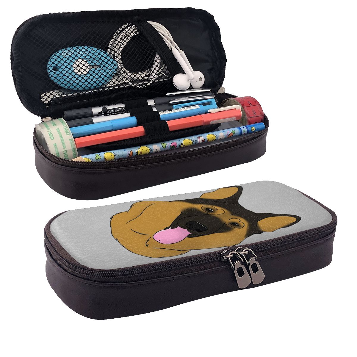 ジャーマンシェパードドッグ - ブラックアンドタンレザー ペ - Tan Stationery & Office Supply のレビューと価格
