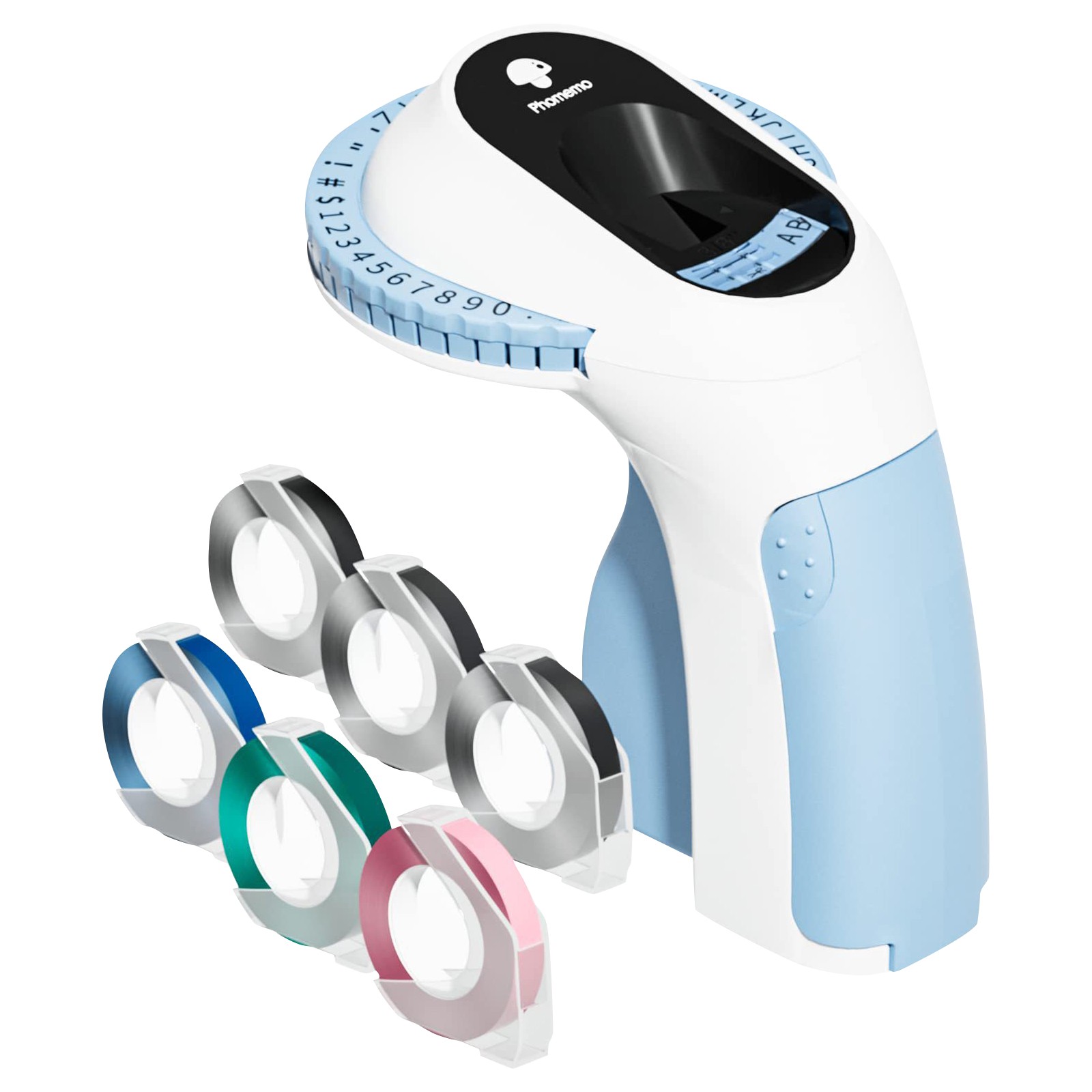 3D ラベルプリンターエンボスラベルテープマニュアルラベラー - Label Printer Tape のレビューと価格