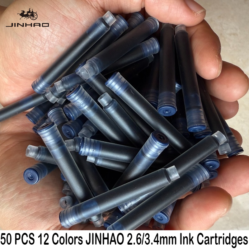 50/12 個 JINHAO 12 色 2.6 ミリメートル - Fountain Pen Ink のレビューと価格