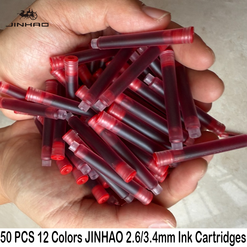 50/12 個 JINHAO 12 色 2.6 ミリメートル - Fountain Pen Ink のレビューと価格
