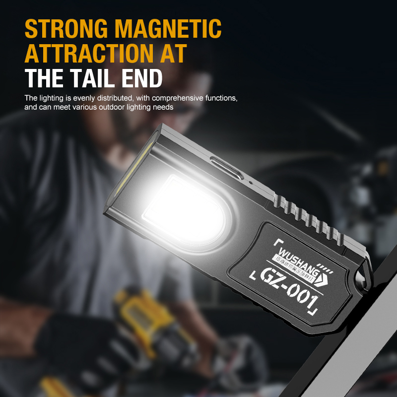 ポータブルキーホルダー LED COB 懐中電灯 USB 充 - Stationery Supply のレビューと価格