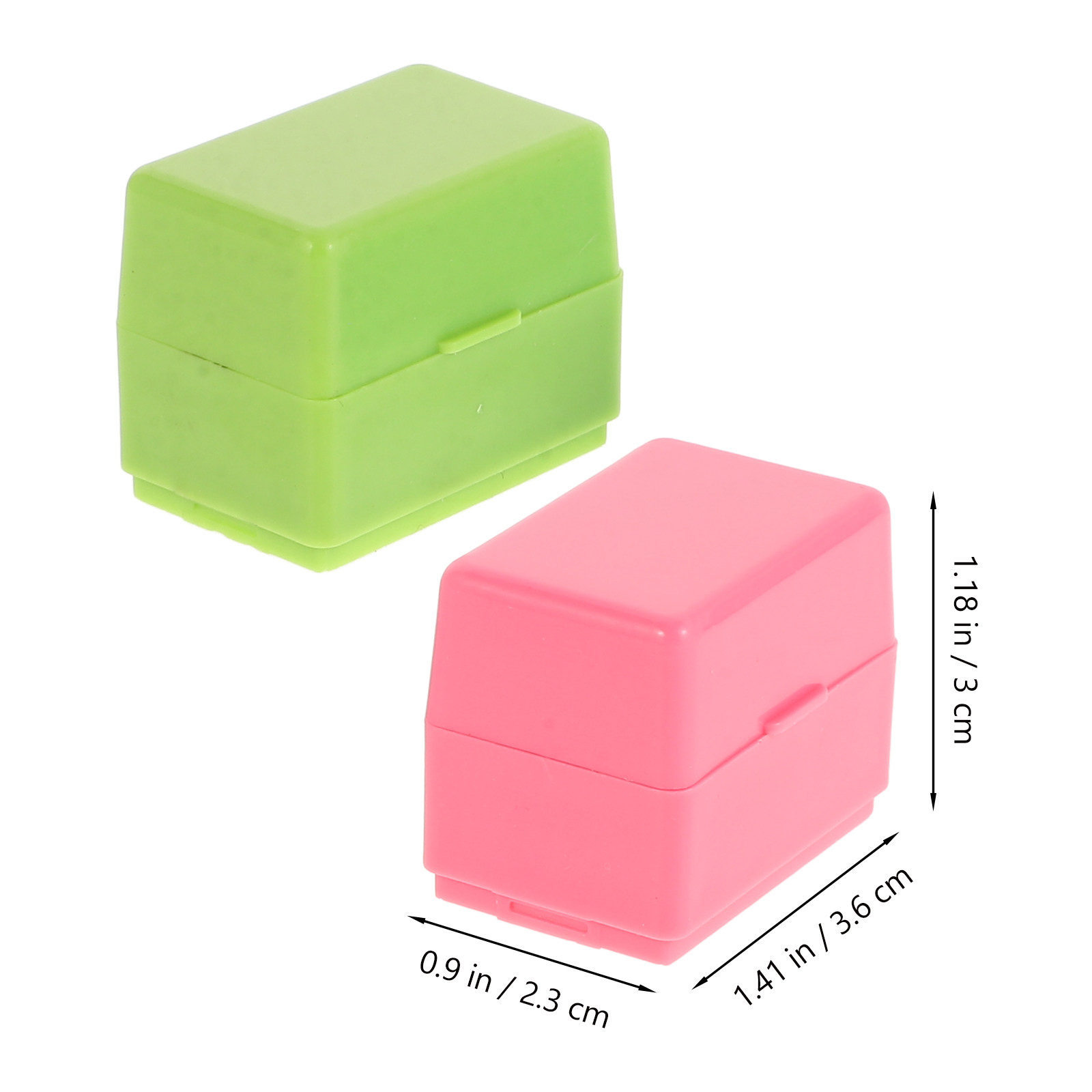 3個セット コンパクトな自動インク補充式 身元盗難防止スタン - Self Inking Stamp のレビューと価格