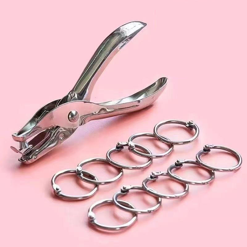 手持ち式金属文具丸穴径3/6mm穴あけパンチプライヤー穴あけ - Paper Punch 3 Hole のレビューと価格