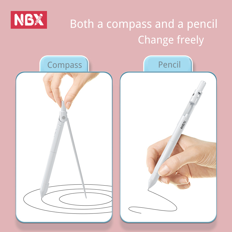 Nbxコンパス鉛筆学校描画ツール定規消しゴムセットプロフェッ - Compass Geometry Set のレビューと価格